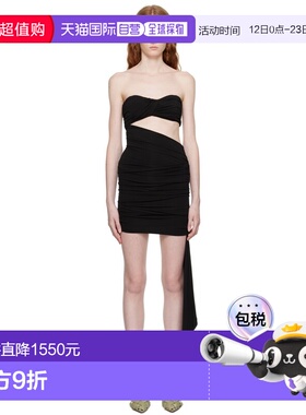 1h可退 潮奢 off-white 女士 黑色 Strapless 连衣裙 OWDB467S23F