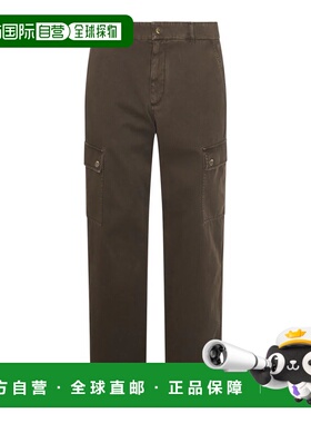 BURBERRY 男士休闲裤 8105255C1764 SS2025 绿色 Army green cott