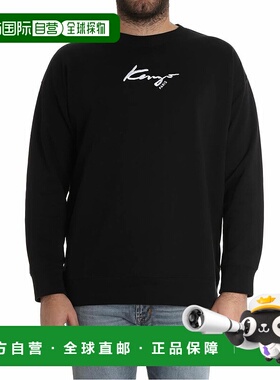 KENZO 男士卫衣 5SW5424MD99SS18 CO 黑色 Signature Relaxed swe