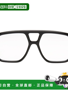 1h可退 潮奢 LOEWE 罗意威 女士 黑色 Slim Aviator 眼镜 LW50097
