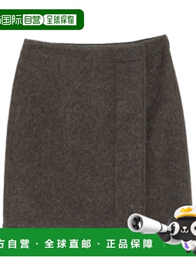 LEMAIRE 女士半身裙 SK1061LF504GR678 SS2025 灰色包臀裙a字裙