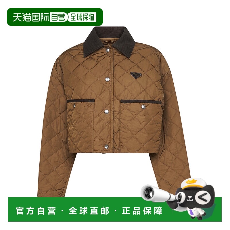 1h可退 PRADA 女士外套 29X166OOO1WQ9F0594 AW2025 棕色