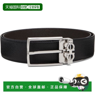 1h可退 潮奢 Salvatore Ferragamo 菲拉格慕 男士 黑色 Adjustabl