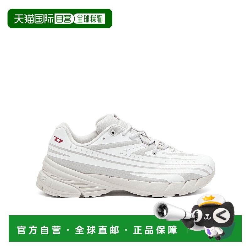 DIESEL 男士运动鞋 Y03436P6907HA497 SS2025 白色 D-AIRSPEED低