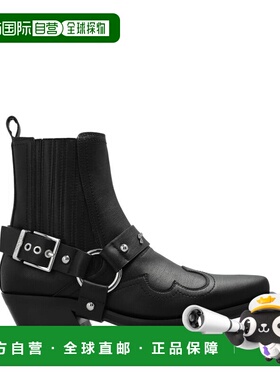 GANNI 女士靴子 S2744099 CO 黑色 Ganni Chelsea Western Fitted