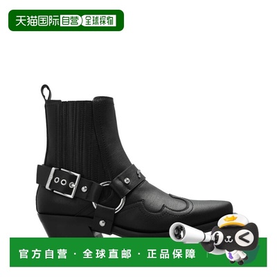 GANNI 女士靴子 S2744099 CO 黑色 Ganni Chelsea Western Fitted