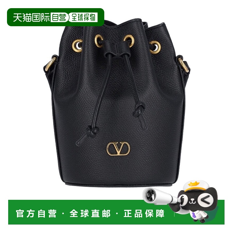 1h可退 VALENTINO 女士斜挎包 WP0AJ2SNP0NO SS2025 黑色 抽绳水