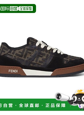 FENDI Match 皮革运动鞋（英码）運動鞋7E1688_XYYAQ6IF1PXA男