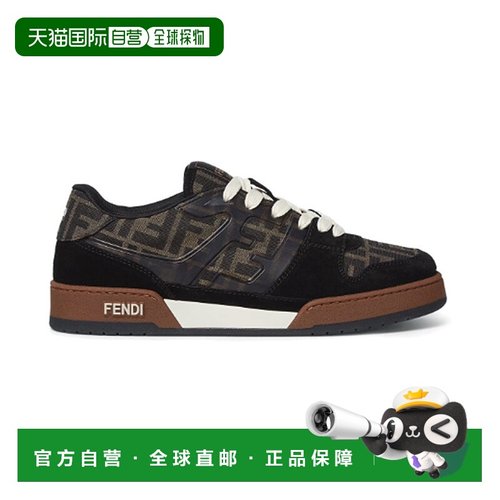 FENDI Match 皮革运动鞋（英码）運動鞋7E1688_XYYAQ6IF1PXA男