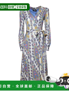 1h可退 ETRO 女士连衣裙 WRHA015799IAD12X0800 SS2025 花色长裙
