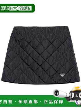 PRADA 女士半身裙 21X9691WQ9F0008 AW2025 黑色短裙包臀裙a字裙