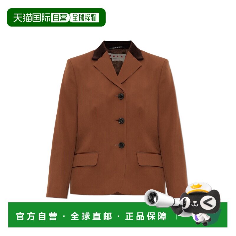MARNI 女士西服 GIMA0313QSUTW95000M29 AW2025棕色西装外套