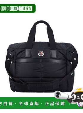 MONCLER 男童包袋 5D00001M6811999 AW2025 黑色 BORSE A MANO