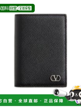 VALENTINO 男士钱包 YP0AP1UAG0NO CO 黑色 徽标卡包