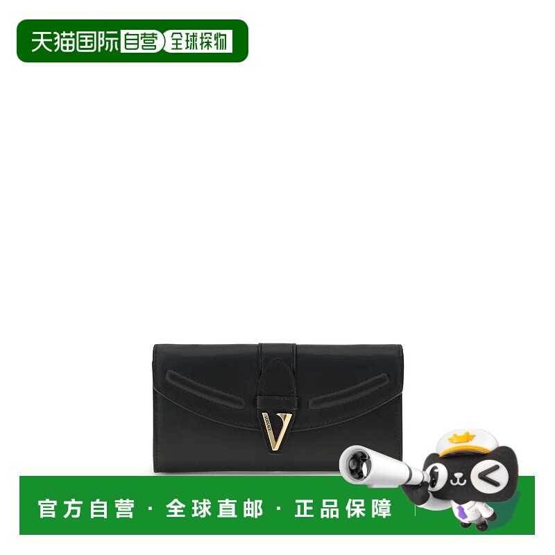 1h可退 VERSACE 女士钱包 10213741A136771B00V AW2025 黑色