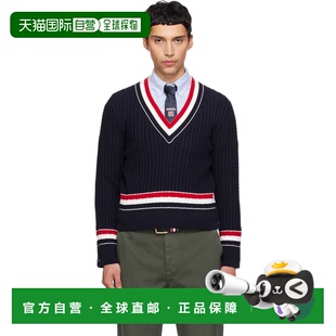 男士 Neck Thom Cable 海军蓝 布朗 汤姆 Browne 潮奢 1h可退