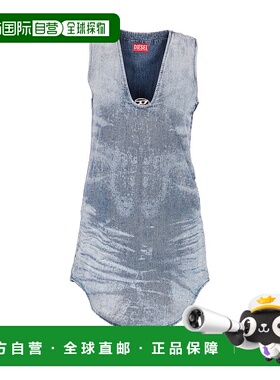 DIESEL 女士连衣裙 A21707068TY01 AW2025 蓝色 Diesel Dresses
