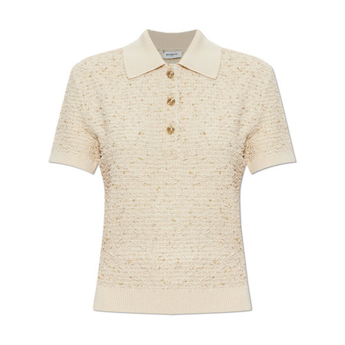 香港直邮BALMAIN 女士POLO衫 PO00000000030B66 A【付后1h可退】