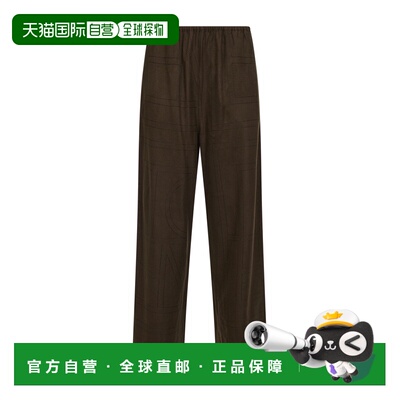TOTEME 女士休闲裤 241WRB1101FB0080034 SS2026 棕色阔腿裤