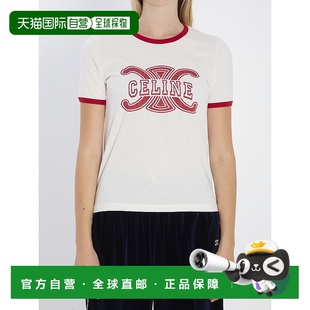 女士T恤 短袖 RX0CH671QGDJ2 白色 T恤 AW2025 CELINE