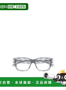 GUCCI 男士眼镜 GG1428O011 SS2025 古驰 全框灰色平光镜