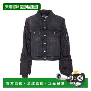 女士夹克 Ganni J1854055 黑色 Jackets AW2025 GANNI