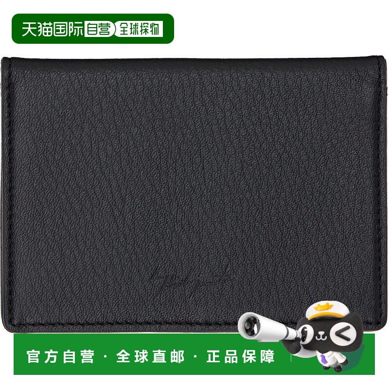 1h可退 潮奢 Yohji Yamamoto 山本耀司 女士 黑色 Leather Bifold