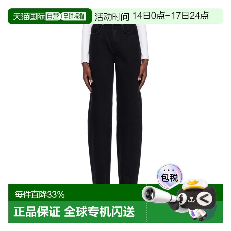 KSUBI 女士正装裤 WCO23DJ003BLACK CO牛仔裤 直筒裤黑色