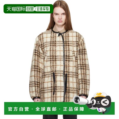 ISABEL MARANT 女士 灰白色 Ullana 夹克 MA0492FBD1D02EECRUOCHR