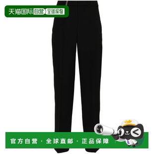 女士休闲裤 腰带环休闲裤 AM423101974005 黑色 AW2024 PESERICO