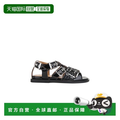 1h可退 潮奢 GANNI 甘尼 女士 Feminine 搭扣凉鞋 S2934