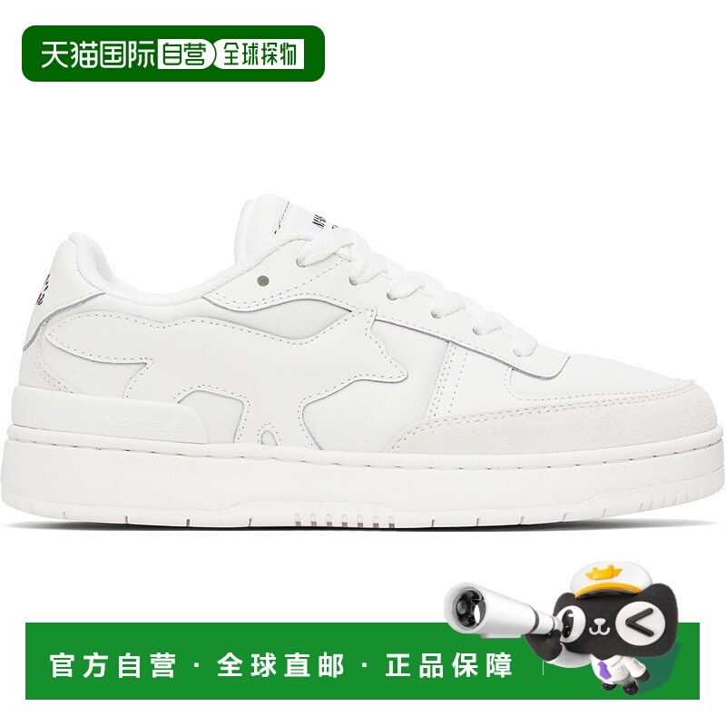 1h可退 潮奢 MAISON KITSUNE 女士 白色 Chiru 运动鞋 MW04804WQ1