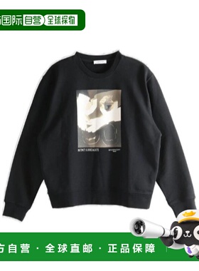 GIVENCHY 男士卫衣 BMJ0NK3YSP001 SS2026 黑色 印花圆领卫衣