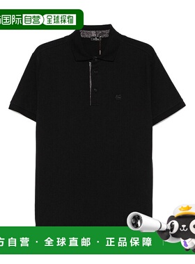 1h可退 ETRO 男士T恤 AC274MRMD0005N0000 SS2025 黑色 短袖Polo