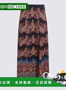 1h可退 ETRO 女士半身裙 WRFA0037AKB34X0886 AW2025 花色a字裙