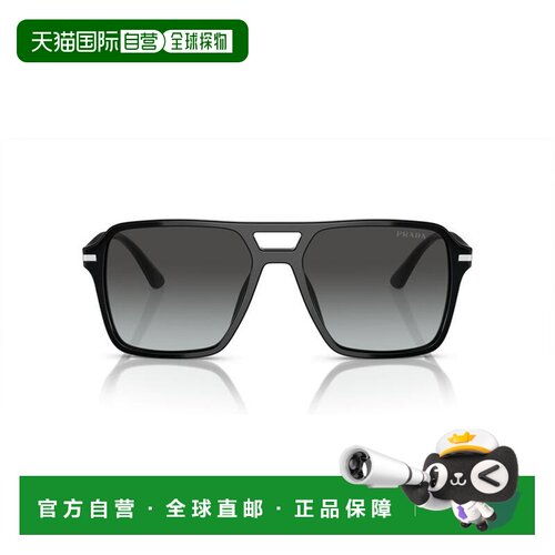 PRADA 男士太阳镜 PR20YS1AB06T AW2025 黑色 几【付后1h可退】