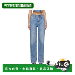 KSUBI 女士牛仔裤 WSP25DJ003DENIM SS2025 蓝色直筒裤