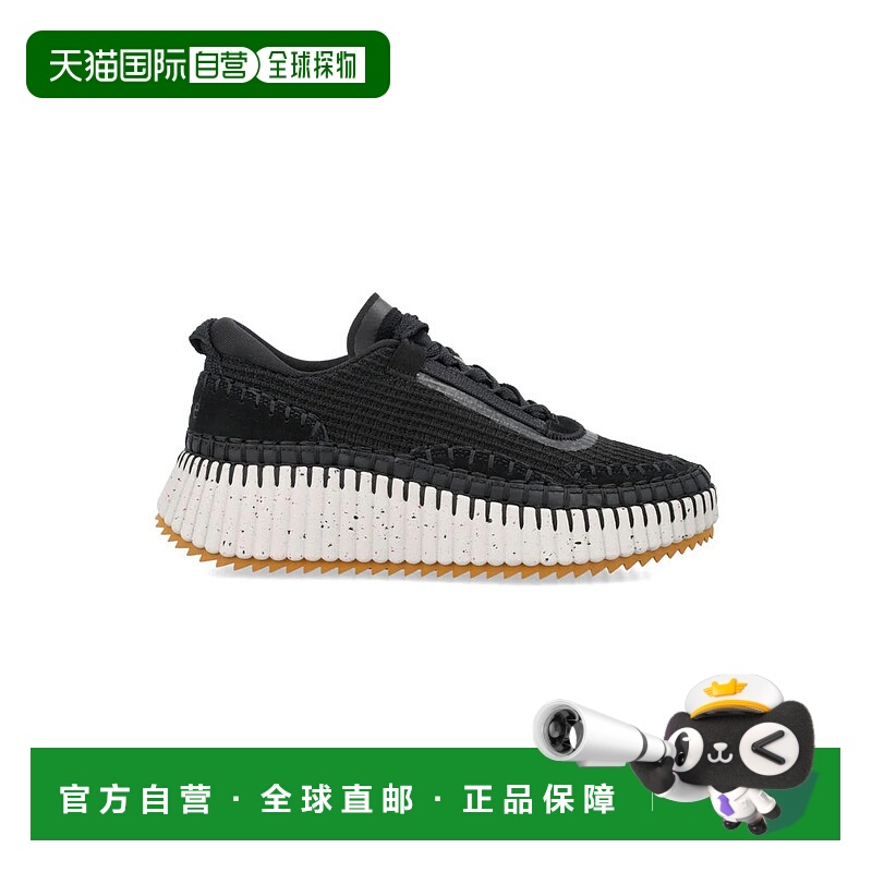 1h可退 CHLOÉ 女士运动鞋 25ACHC22S579Y0001 AW2025 黑色 Chloe