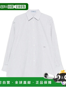 PRADA 女士衬衫 P493IRSOOO18RG04 SS2026 白色 Prada Double-Str