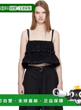 潮奢 Sacai 女士 黑色吊带背心 2608413 black黑色 舒适时尚