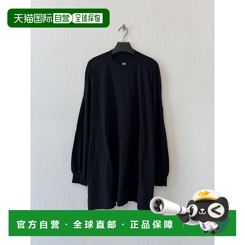 1h可退 RICK OWENS 男士大衣 RU02E1276JR09 AW2025 黑色 TOMMY T