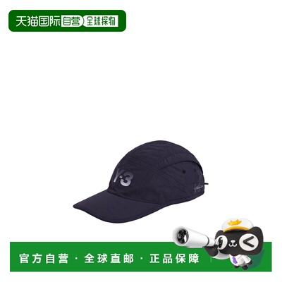 Y-3 男士帽子 KR7553 SS2026 蓝色 logo棒球帽
