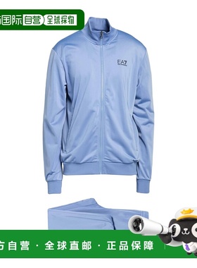 潮奢 Ea7 男士 Outfit 运动运动装 blue蓝色 舒适时尚卫衣