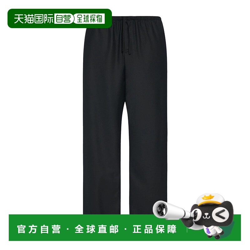 1h可退 THE ROW 男士休闲裤 990W4084BLK AW2025 黑色 Xon 初剪羊