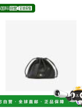 BURBERRY 女士化妆包 8111317BLACK AW2025 黑色 'Knight Stamp'