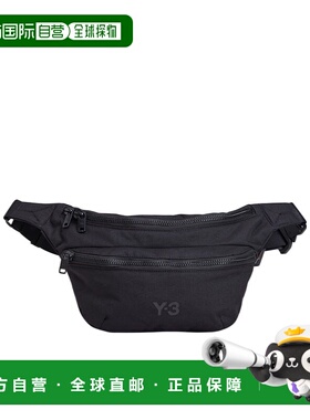 Y-3 男士腰包 JW6221 AW2025 黑色 Staple 腰包