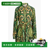 潮奢 连衣裙 FARM 女士 1h可退 式 RIO 荷叶边印花梭织迷你衬衫 334