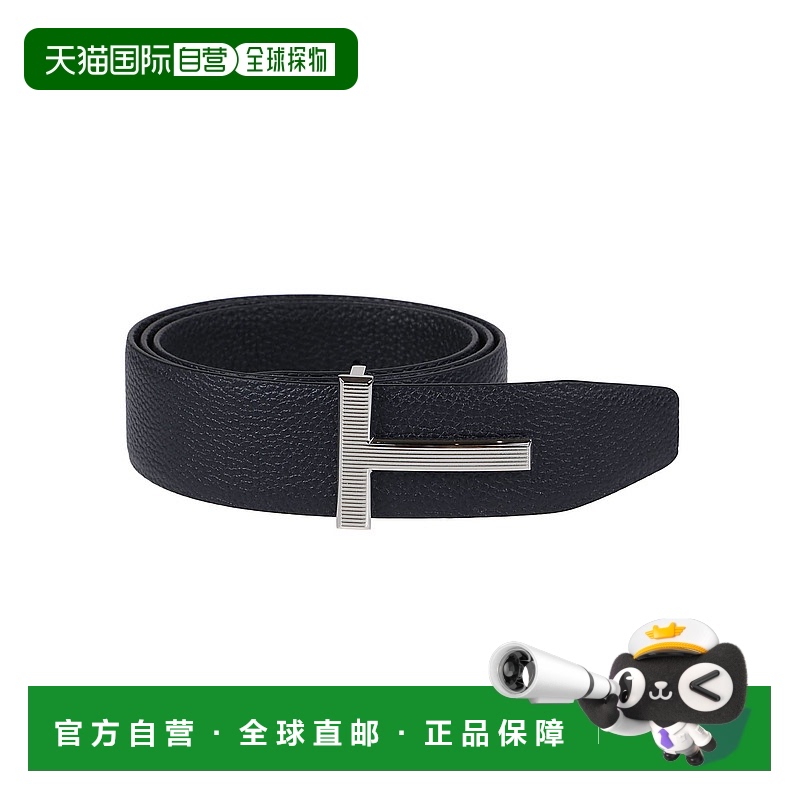 1h可退 TOM FORD 男士腰带 TB246LCL236S3LN01 SS2025 黑色双面