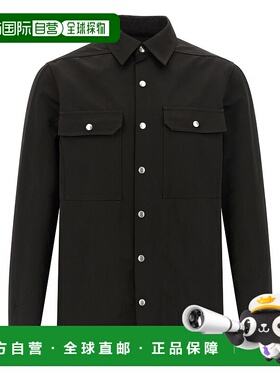 RICK OWENS 男士衬衫 RU01F2729THD09 SS2026 黑色