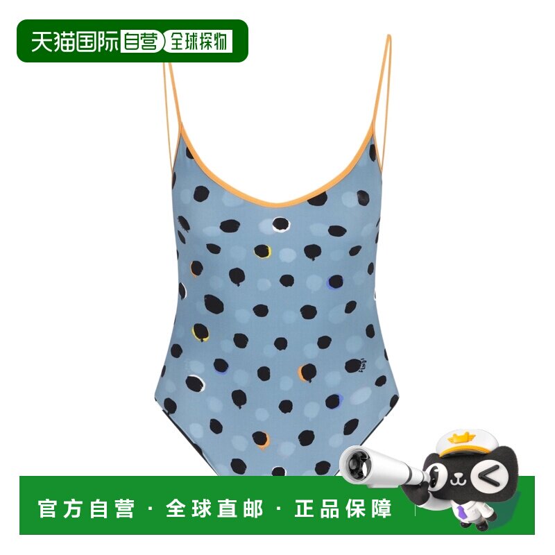 1h可退 奢淘 Fendi 圆点图案连体泳衣 女 FXBA70AT9G